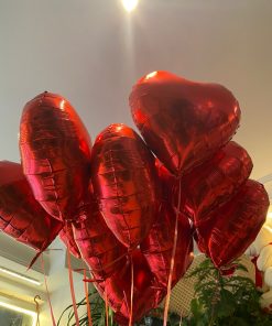 10x Flying Heart Balloons