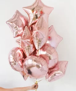 Rose Gold Ballon Set