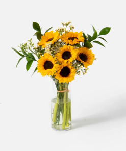 Sun Flowers Vase